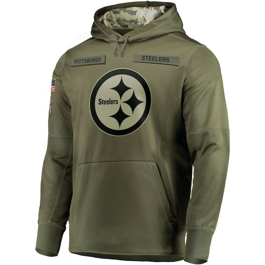Men Pittsburgh Steelers Green 2024 Nike NFL hoodie->denver broncos->NFL Jersey